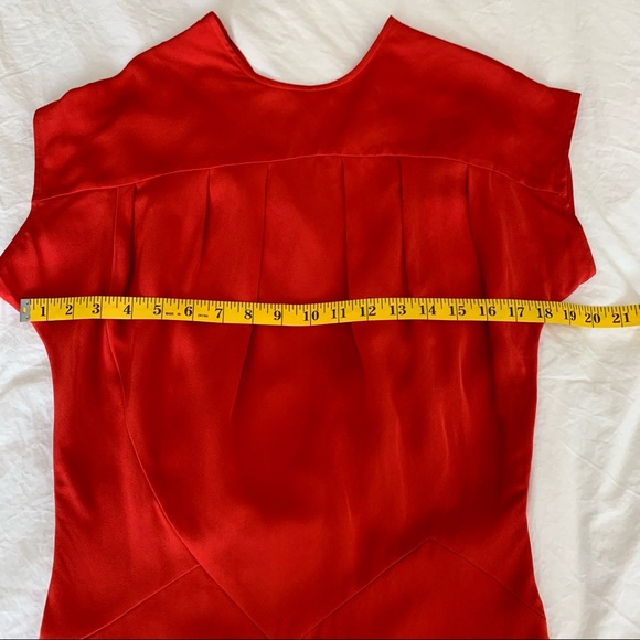 Reiss Tara Crossover Back Mini Dress in Red - Picture 8 of 16